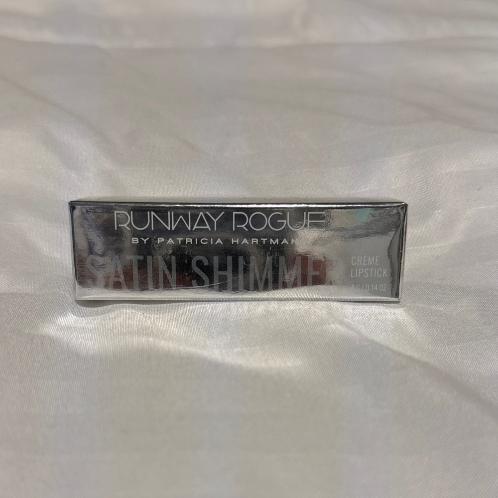 Satin Shimmer Creme Lipstick - Silver